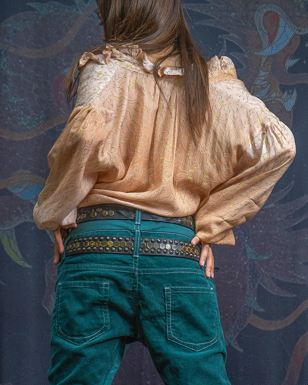 Shirt Woman Longsleeve Frufru / Bio Farms Bamboo - REBIRTH OF IKARO Whitesands